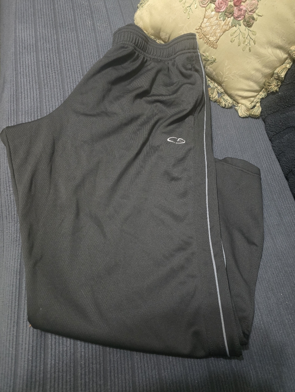 Champion Men's Black Athletic Track Pants